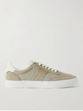 Polo Ralph Lauren - Court Vulc Leather, Suede and Canvas Sneakers